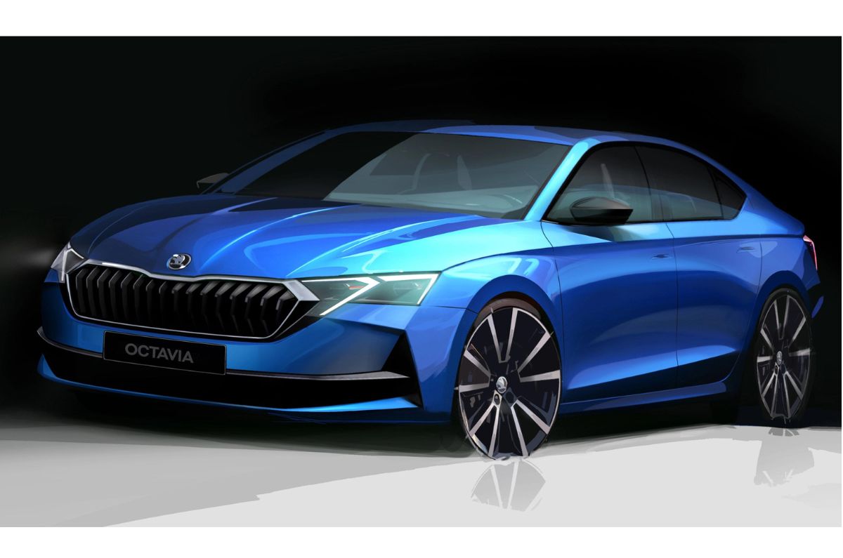 Skoda Octavia facelift front quarter